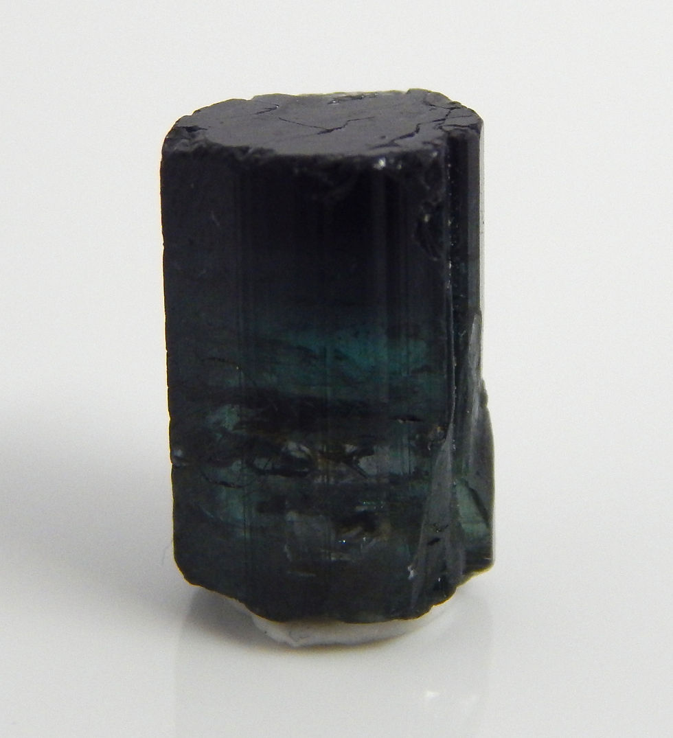 Thumbnail: Tourmaline Purple Capped Crystal 1.9 Grams (#151)