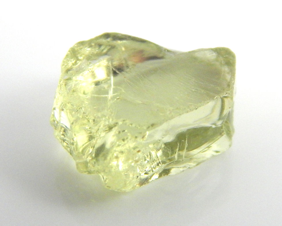 Thumbnail: Grossular Green Garnet Facet Rough 1.3 Grams (#67p)