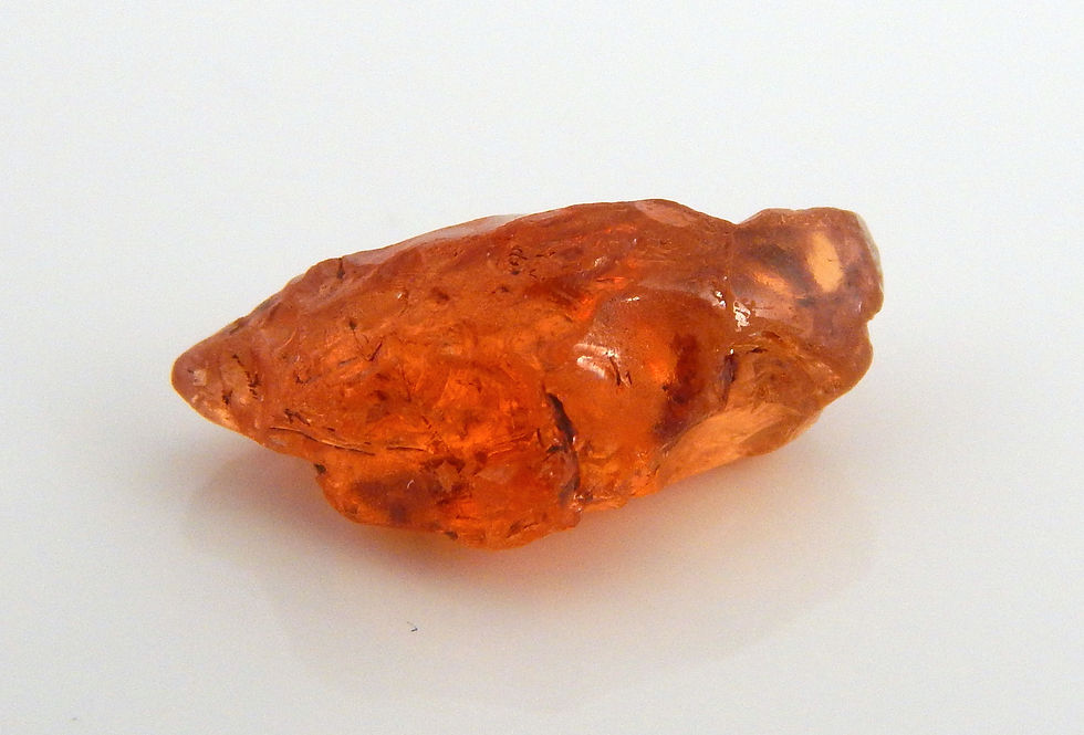 Thumbnail: Romona, Califorina Spessartite Garnet Facet Rough 1.0 Grams (#177p)