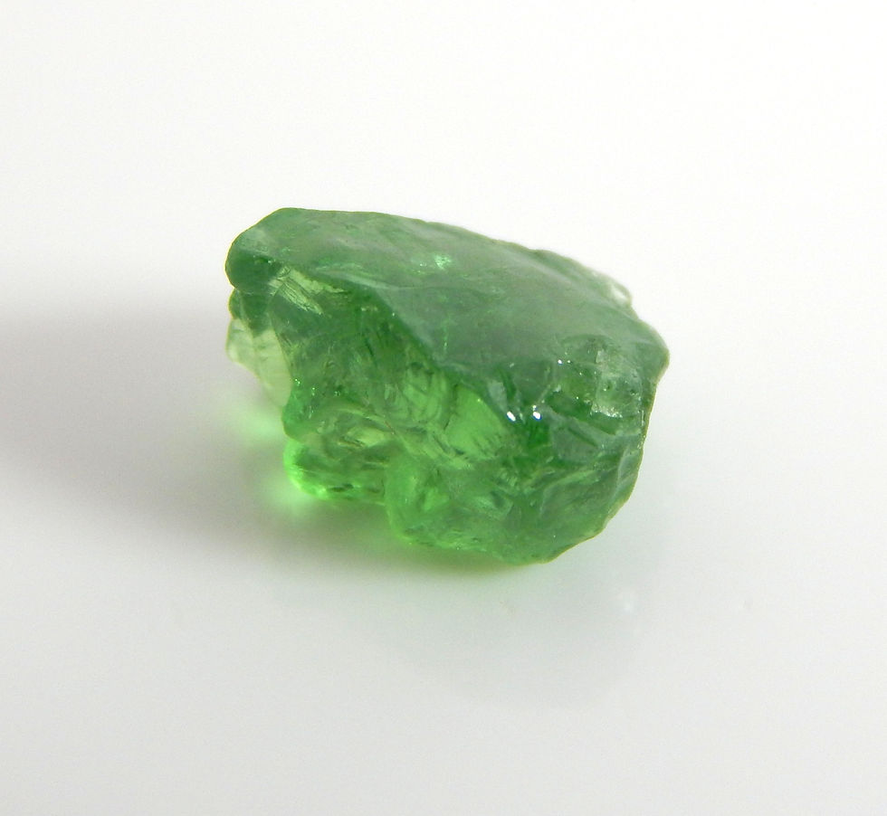 Thumbnail: Tsavorite Garnet facet rough 0.35g (1586p)