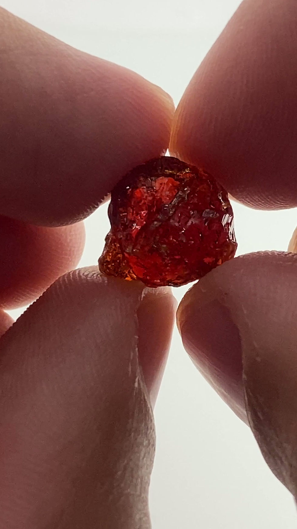 Thumbnail: Spessartite Garnet Facet Rough 2.78g (1833p)