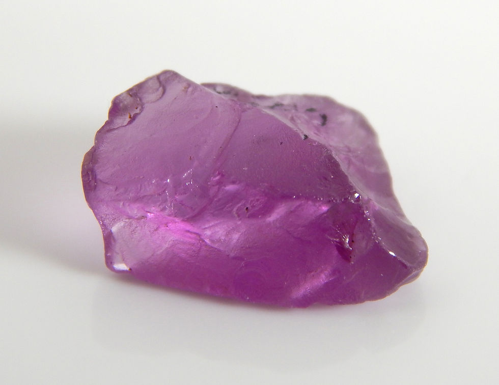 Thumbnail: Color change  Pastel Pyrobe Garnet facet rough 1.29g (1863p)