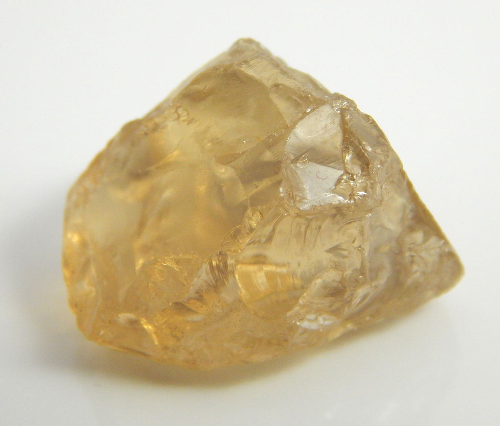 Thumbnail: Yellow Scapolite  top facet grade Rough 5.4 Grams (#6p)