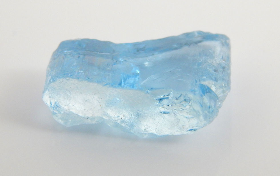 Thumbnail: Aquamarine Facet Rough 1.1 Grams (#89p)
