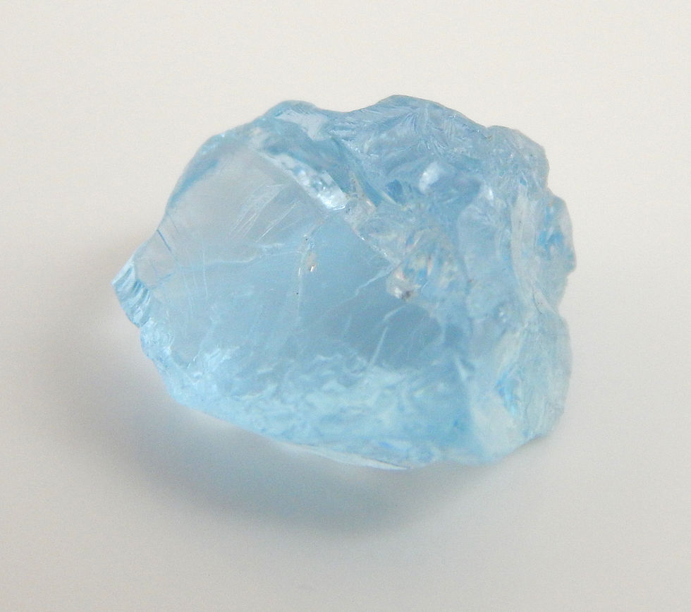 Thumbnail: Aquamarine Facet Rough 1.0 Grams (#77p)
