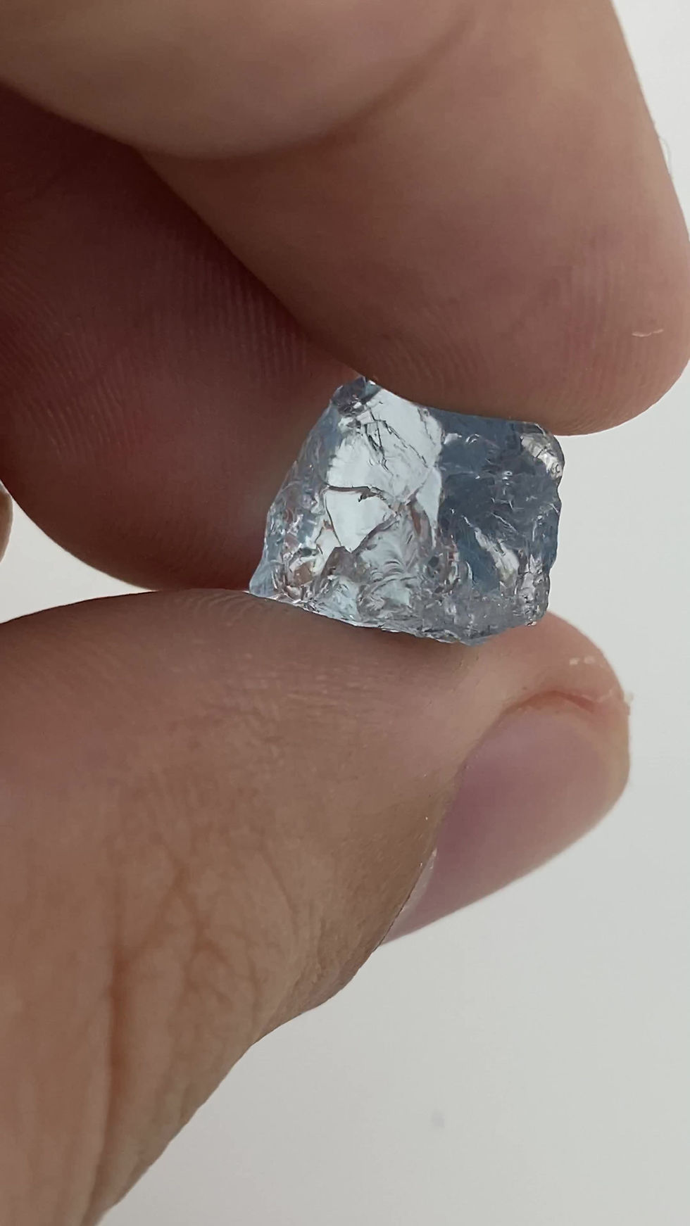 Thumbnail: Aquamarine Facet Rough 1.0 Grams (#77p)