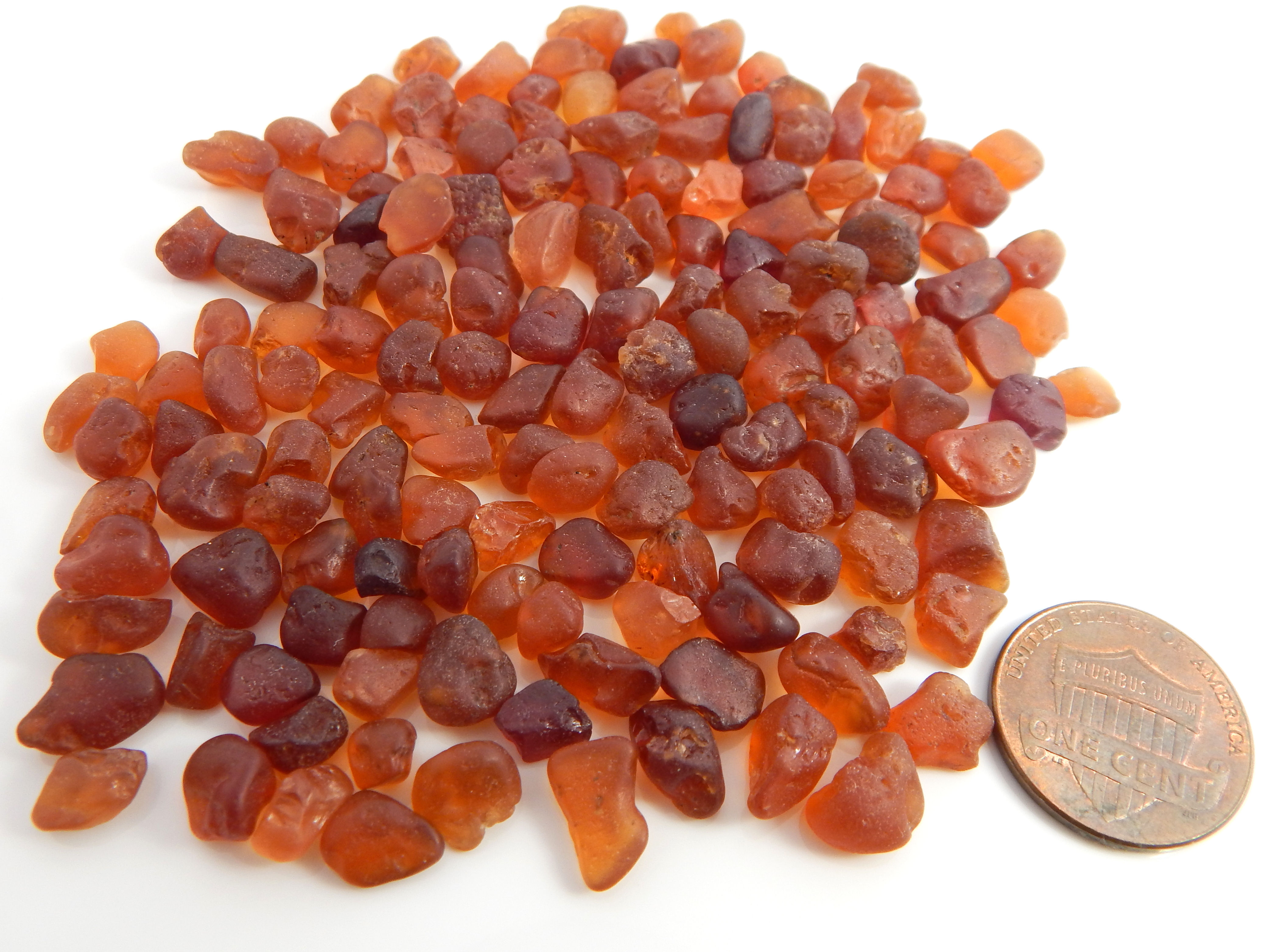 Orange Grossular Garnet Parcel 58.1 Grams (#77p)