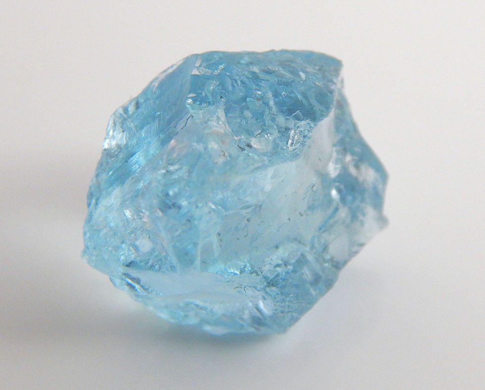 Thumbnail: Madagascar Aquamarine Facet Rough 3.7 Grams (#49p)