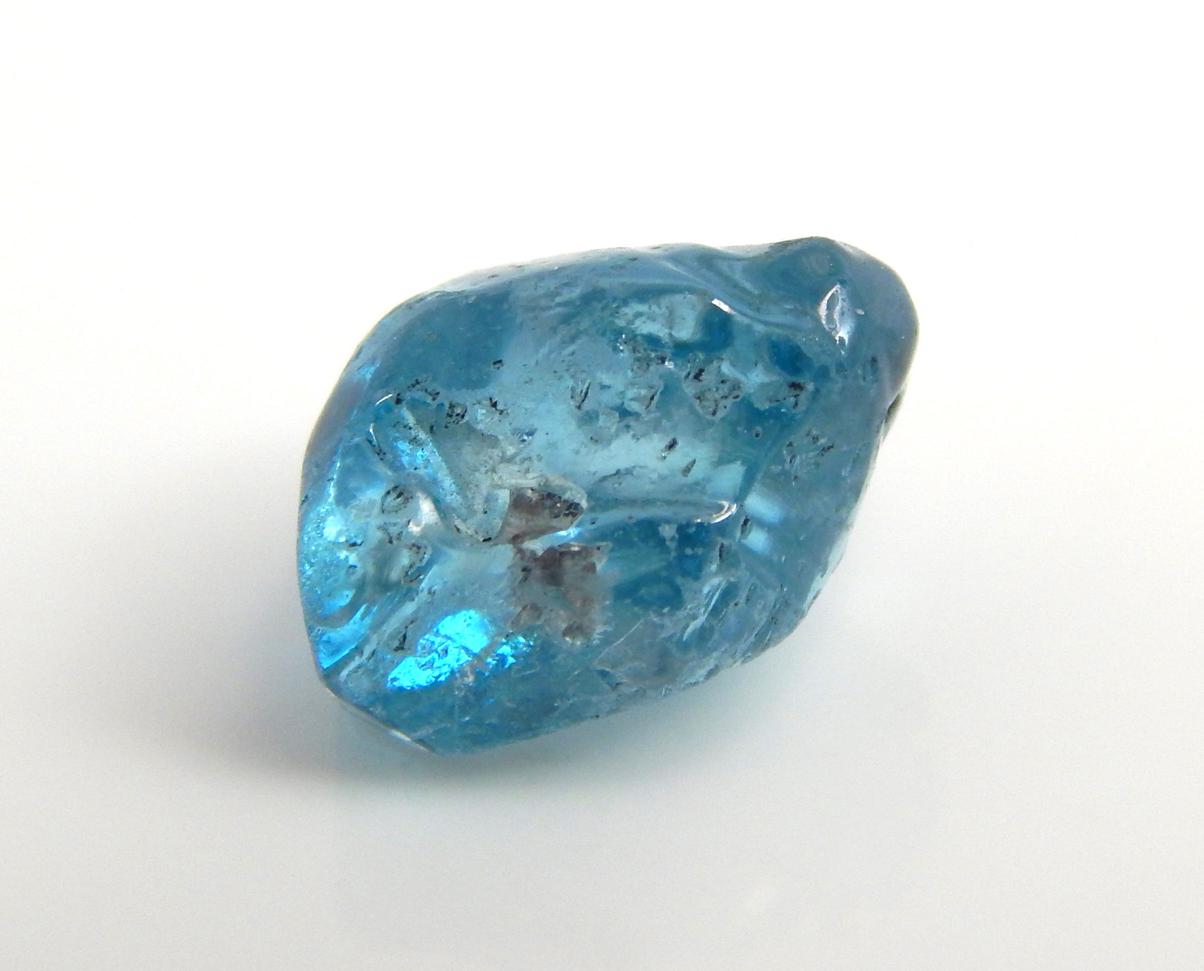 Blue Zircon Facet Rough 0.9 Grams (#24p)