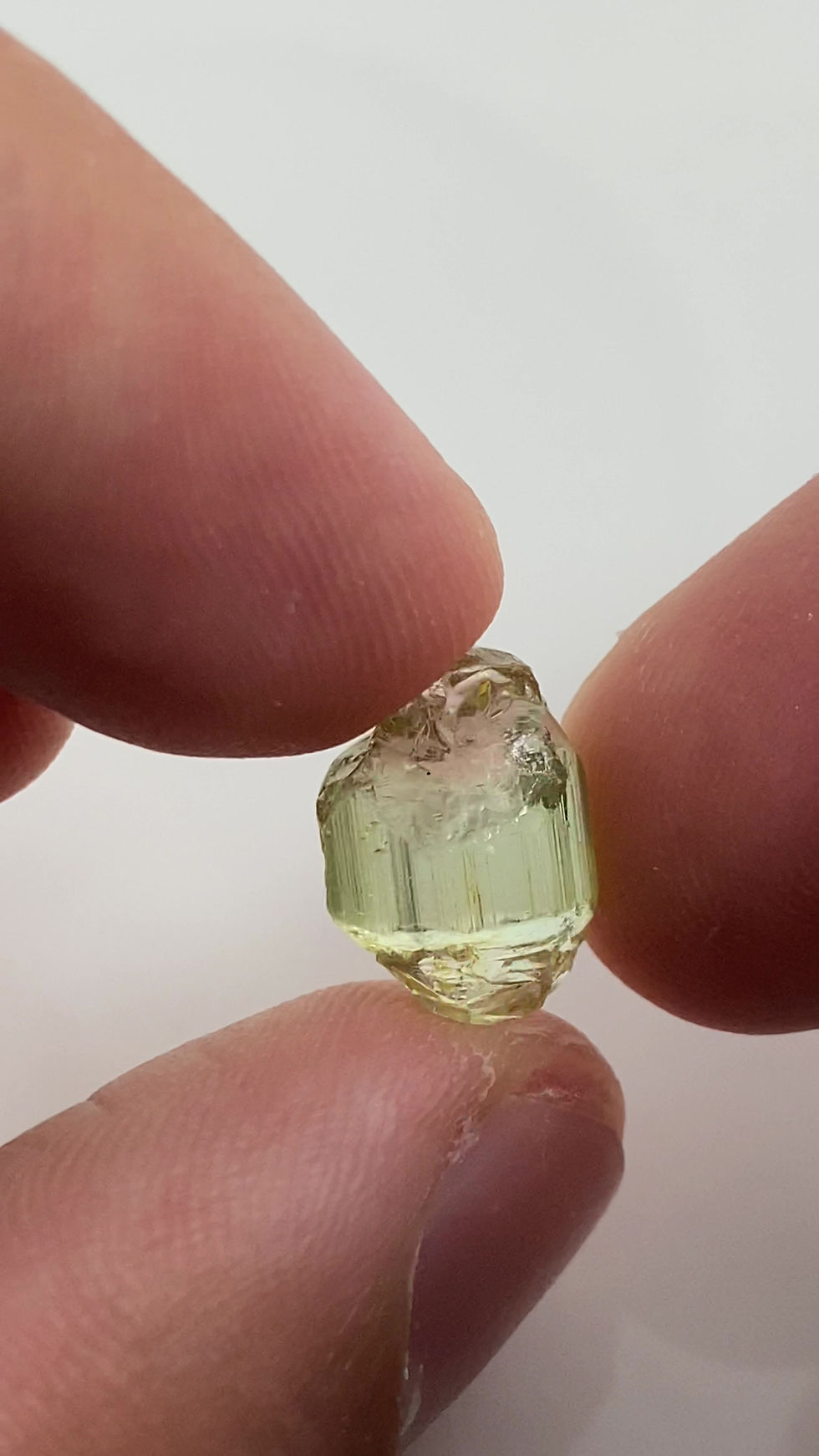 Thumbnail: Green Congo Tourmaline Facet Rough 1.5 Grams (#557p)