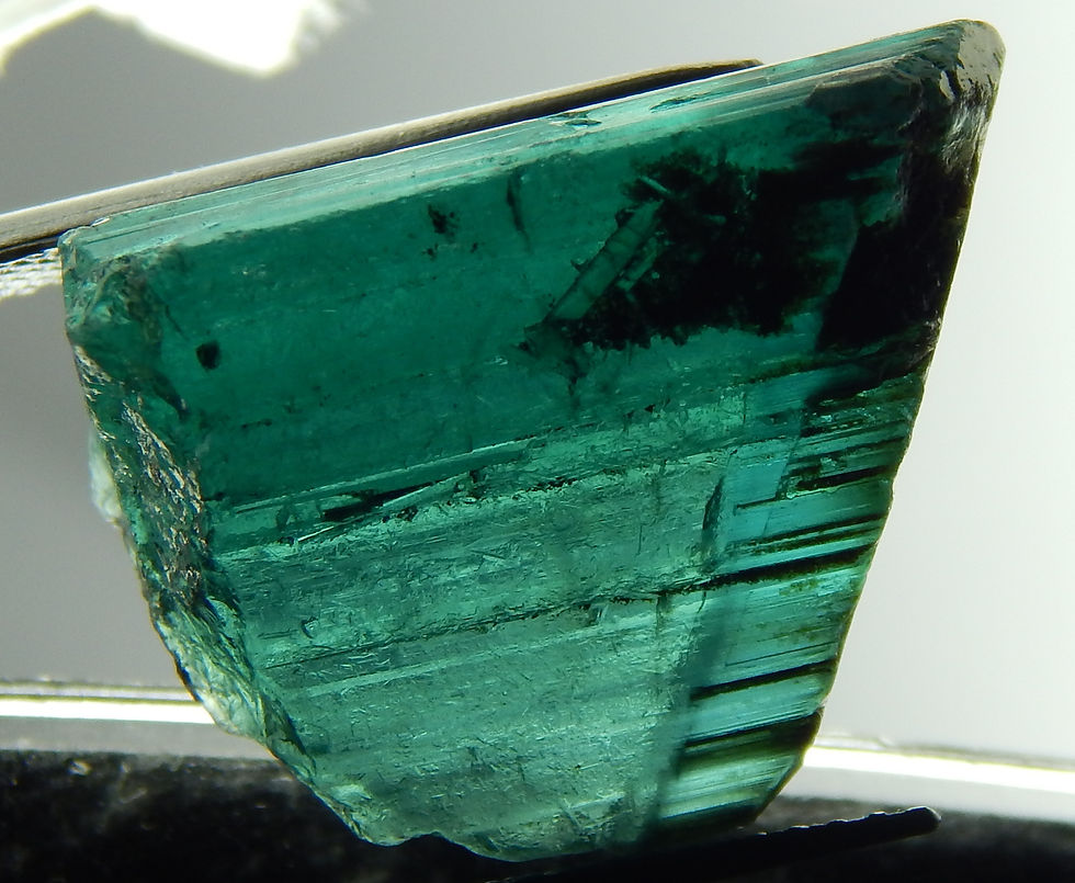 Thumbnail: Indicolite Tourmaline Terminated Crystal 4.1 Grams (#34)