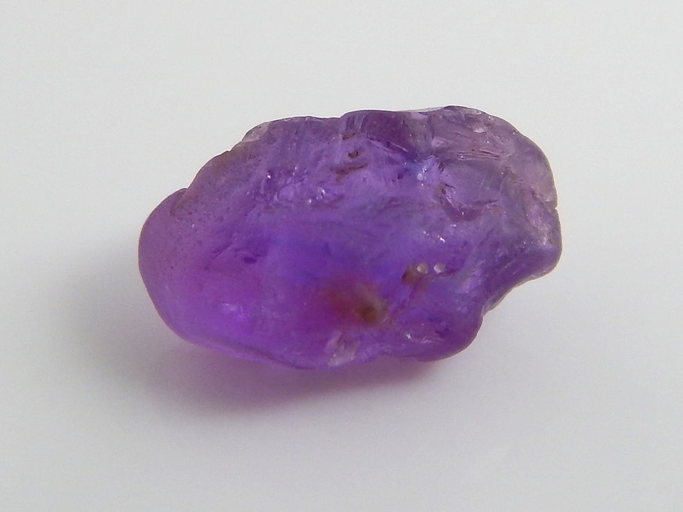 Thumbnail: Purple Tunduru Sapphire Facet Rough parcel 0.4 Grams (#313p)