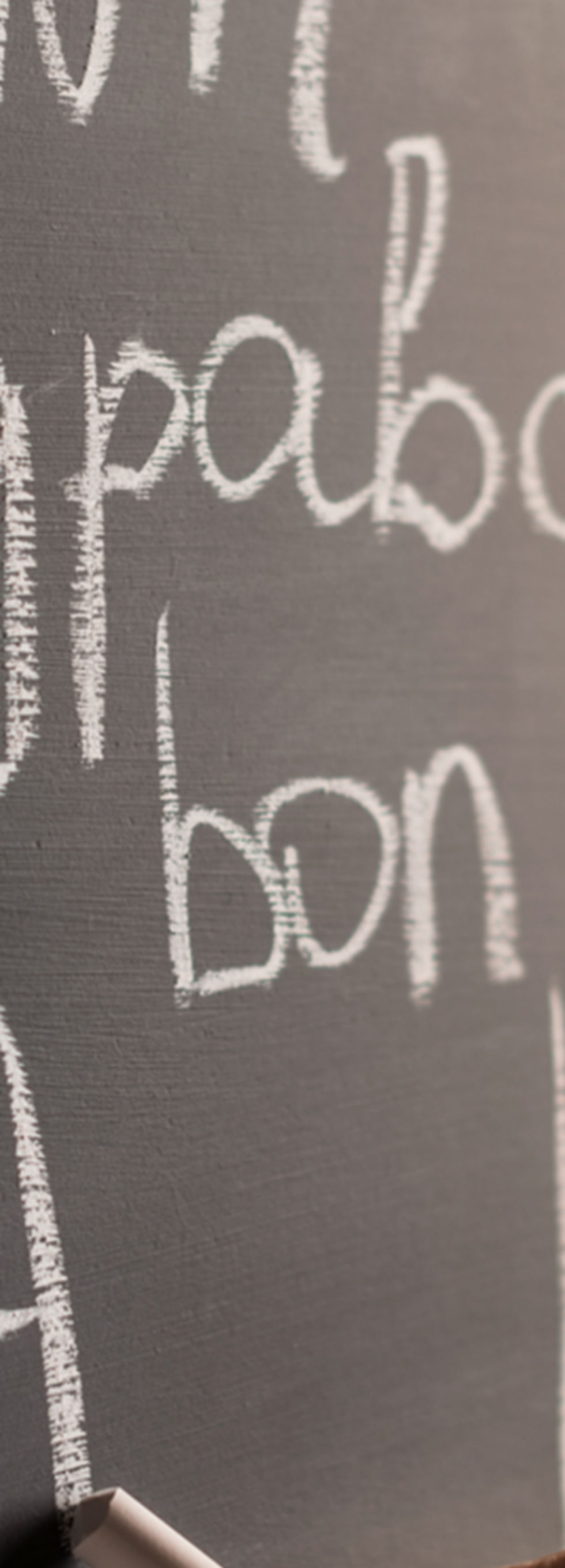 Chalkboard with Different Languages