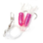 Thumbnail: pink Twin Bulb Squids Rockfish Bait