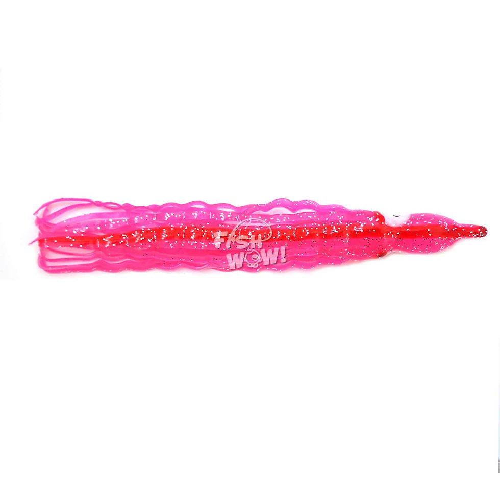 Thumbnail: 5" Squid Skirt Crinkle 12 Colors - 60 pieces