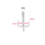 Thumbnail: 3x Treble Hook Nickel - 10 pieces