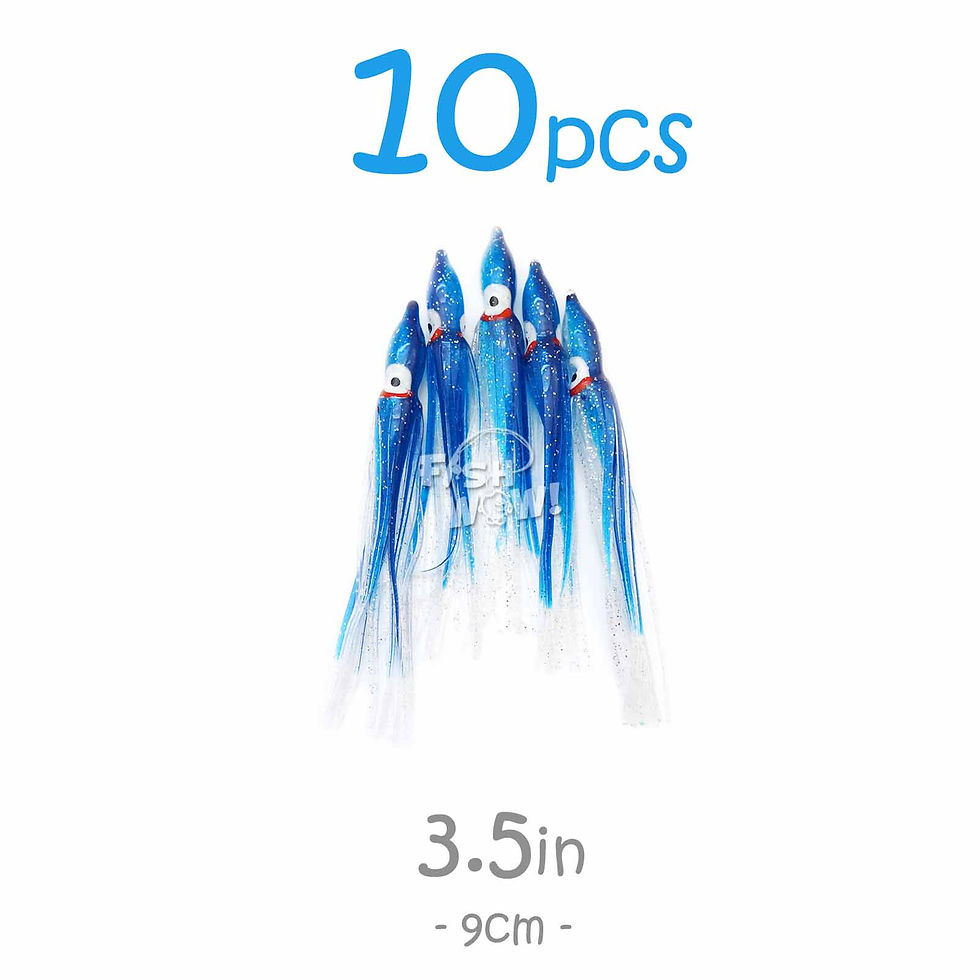 Thumbnail: 3.5" Squid Skirt 10 Colors - 100pcs