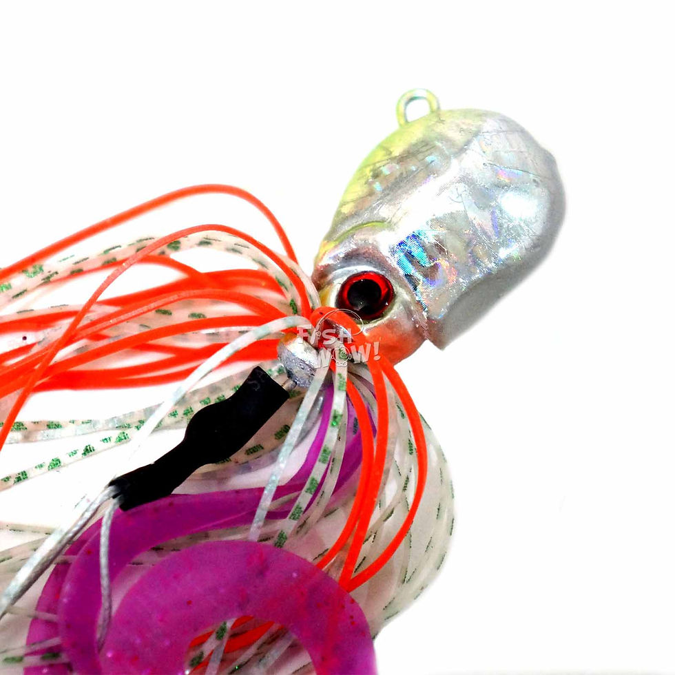 Thumbnail: 9oz Octopus Thunder Jig - 3 pieces