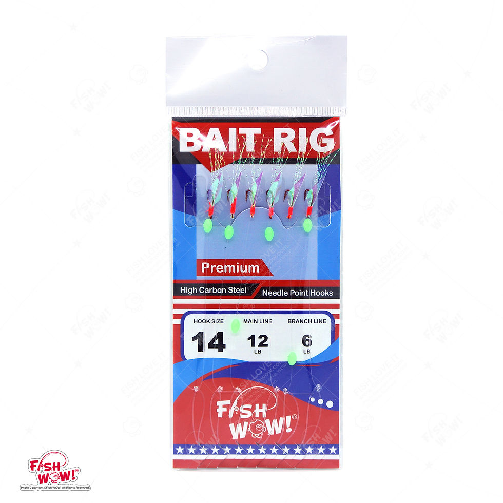 Thumbnail: Fishing Piscatore Sabiki Rigs - Red Hook - 1 pack