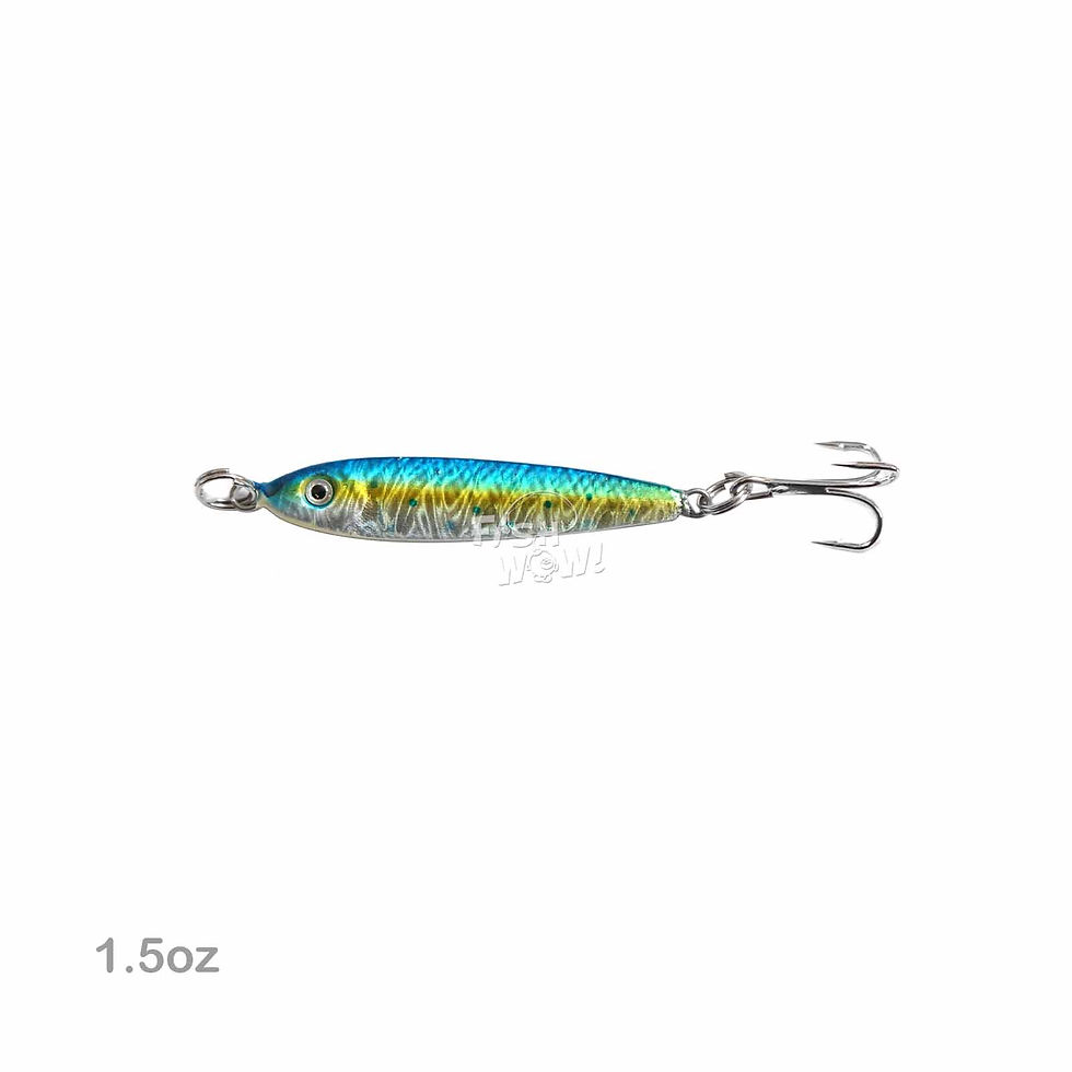 Thumbnail: 1.5oz Mega live bait jig Random Colors - 20 pieces