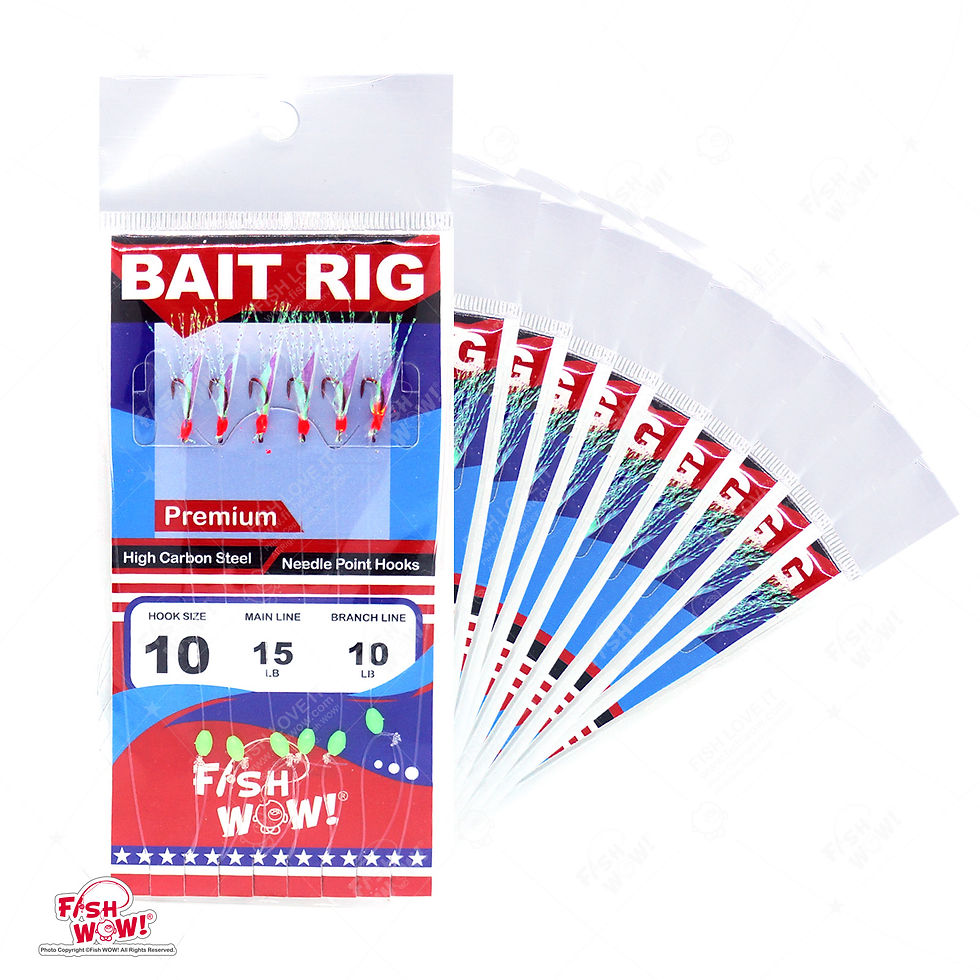 Thumbnail: Fishing Piscatore Sabiki Rigs - Red Hook - 10 packs