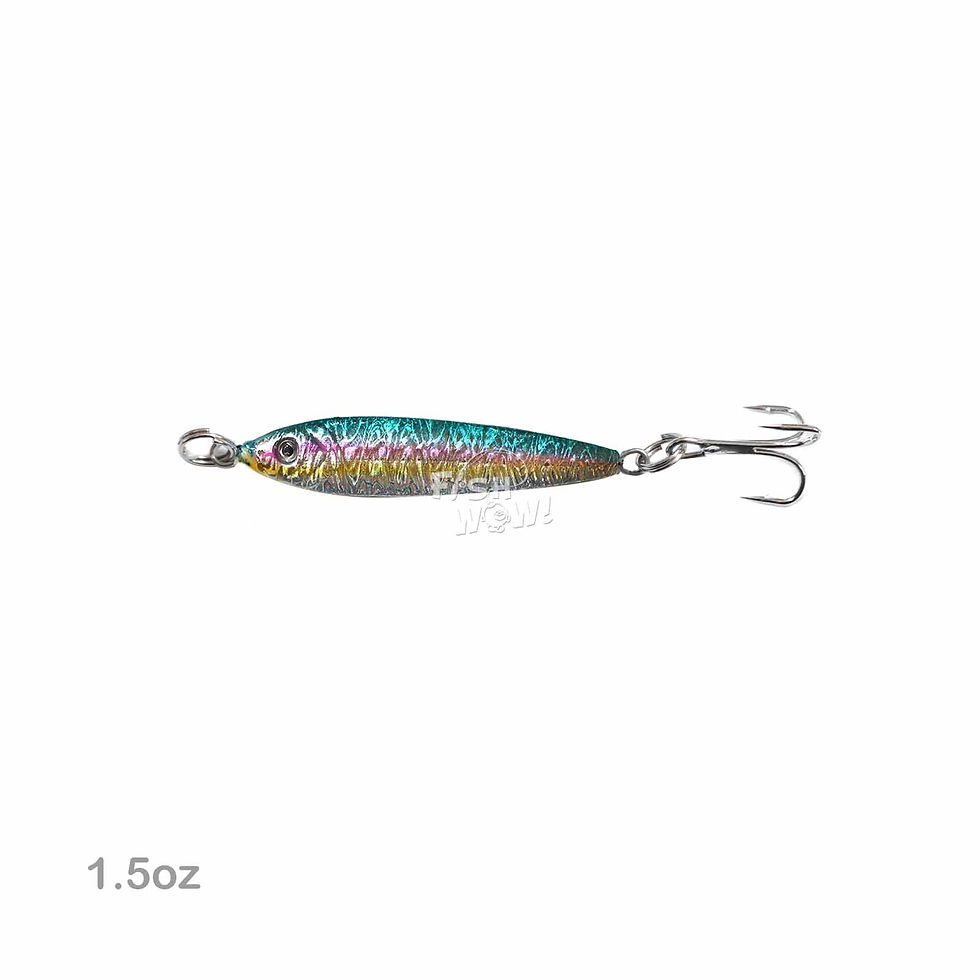 Thumbnail: 1.5oz Mega live bait jig Random Colors - 20 pieces