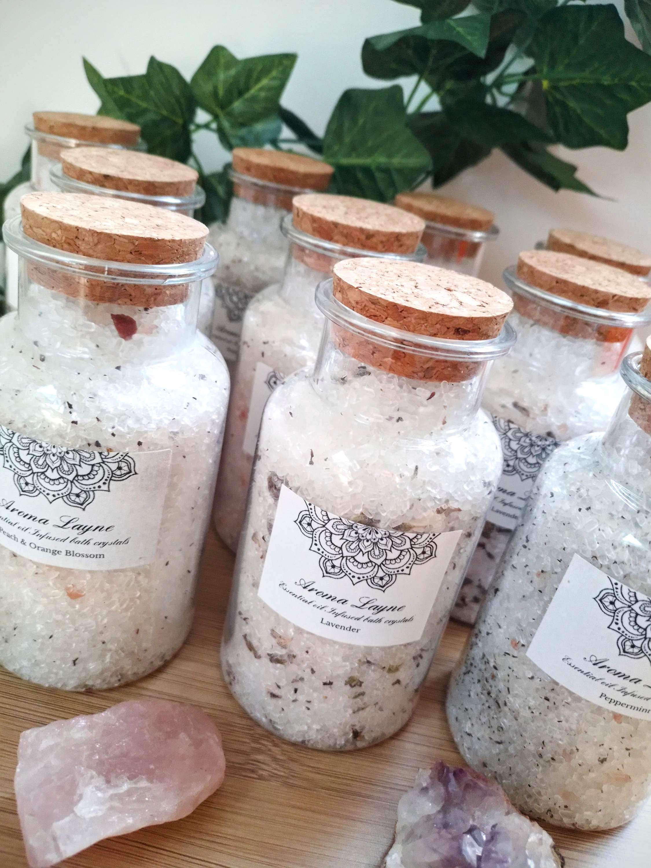 Essential Oil Infused Bath Salts