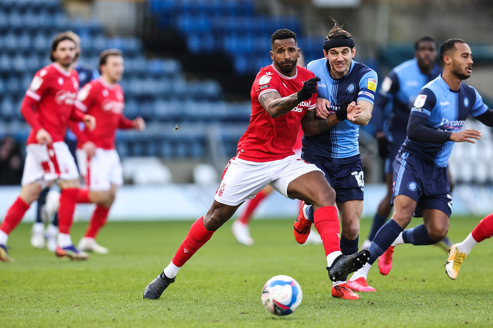 NOTTS FOREST WITH A DEVASTATING BLOW TO WYCOMBE'S SURVIVAL HOPES.