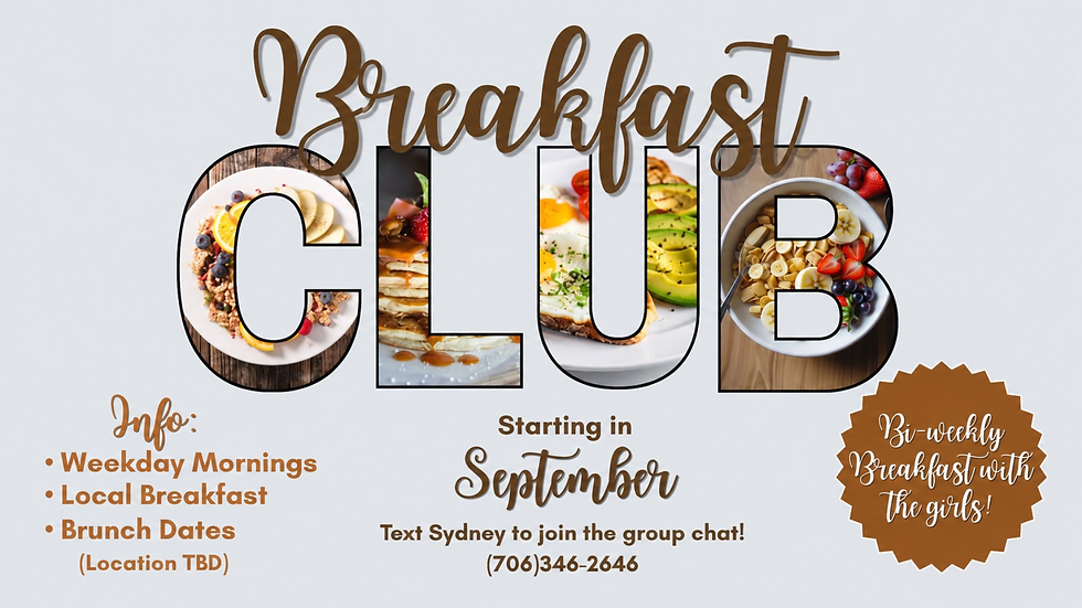 ☕️ Breakfast Club is launching in September! 🥞💛
