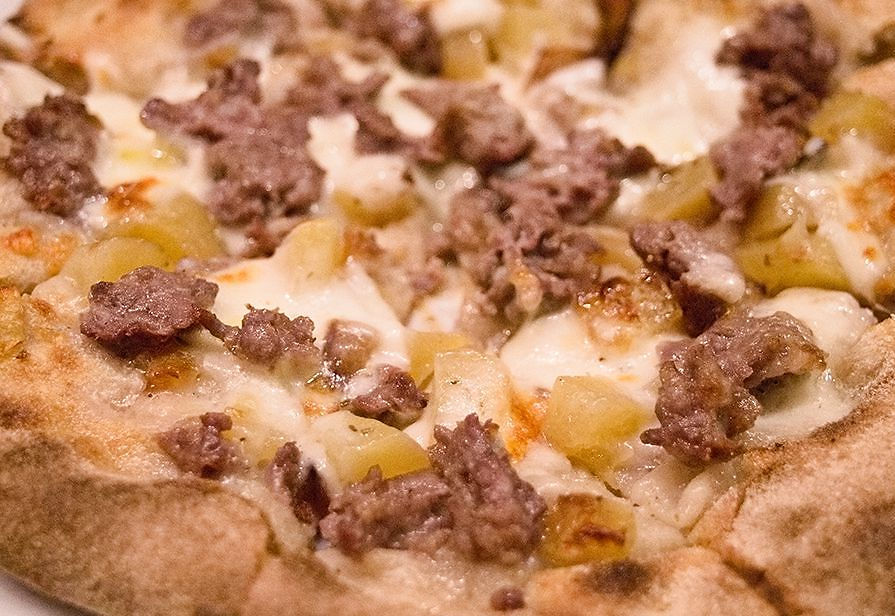 PIZZA WITH CHICKEN OR BEEF