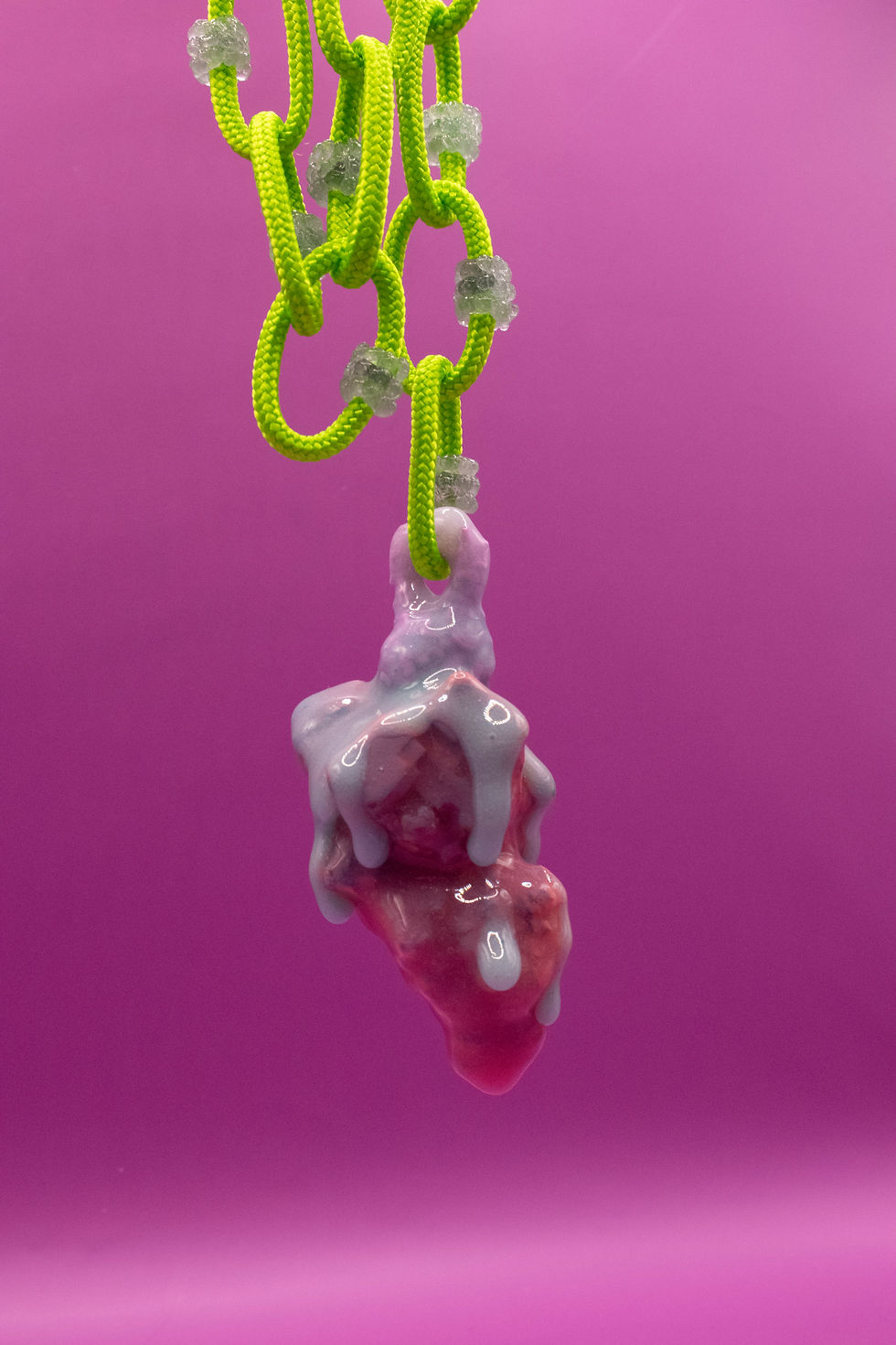 let them feast! - crushed necklace