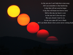 As The Sun Sets