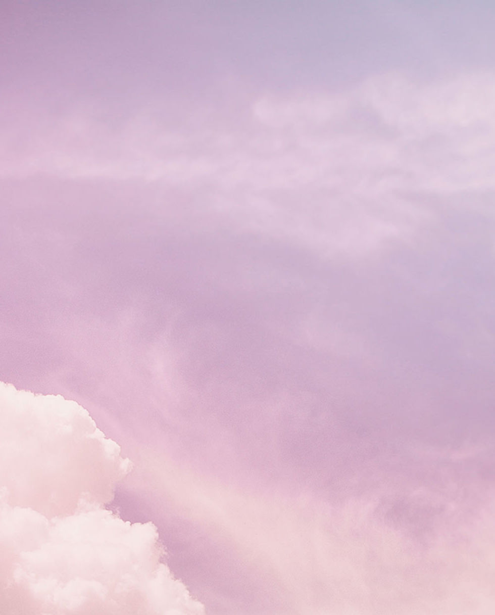 nuvens cor de rosa