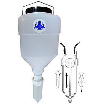 Original Sauce & Condiment Dispenser 1.5 gallon-White Kit