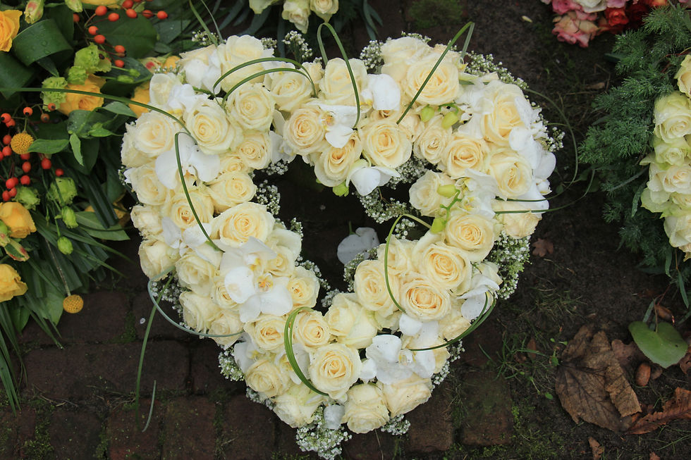 Heart Funeral Wreath