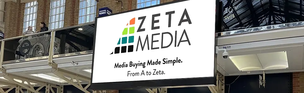 cheap uk train station advertising - zeta media