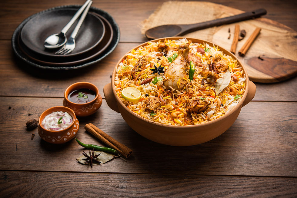 Chicken Dum Biryani with Bone image