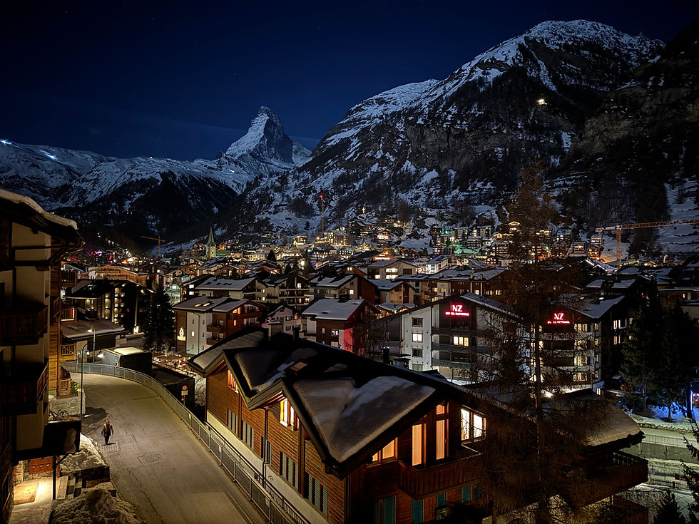 matterhorn view night