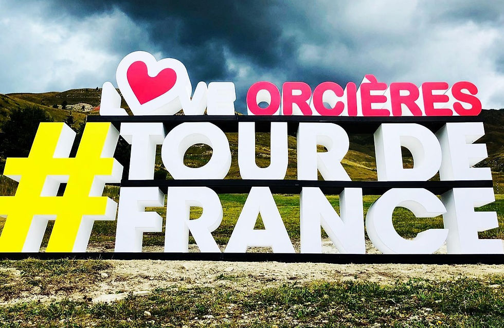 fabrication Lettres géantes Tour de FRANCE