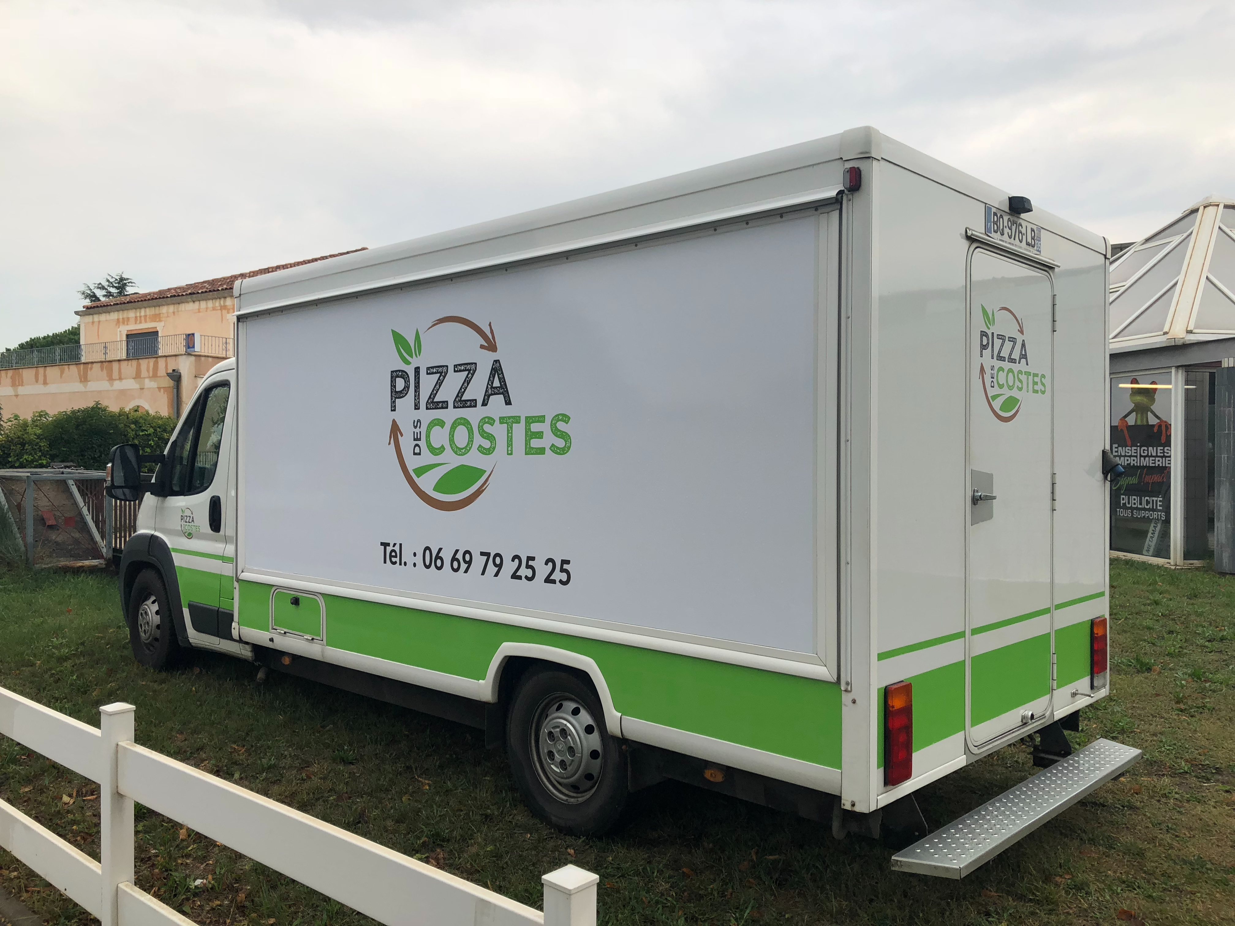 Total Covering camion Pizza