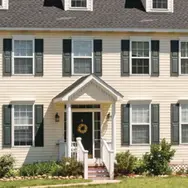 Similar looking multiple windows of a house
