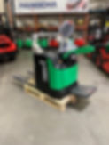 green forklift