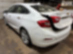 Back left view of a 2018 CRUZE PREMIER 1.4L 99K