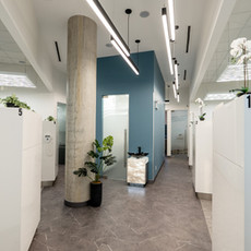 Modern flooring and elegant lighting 