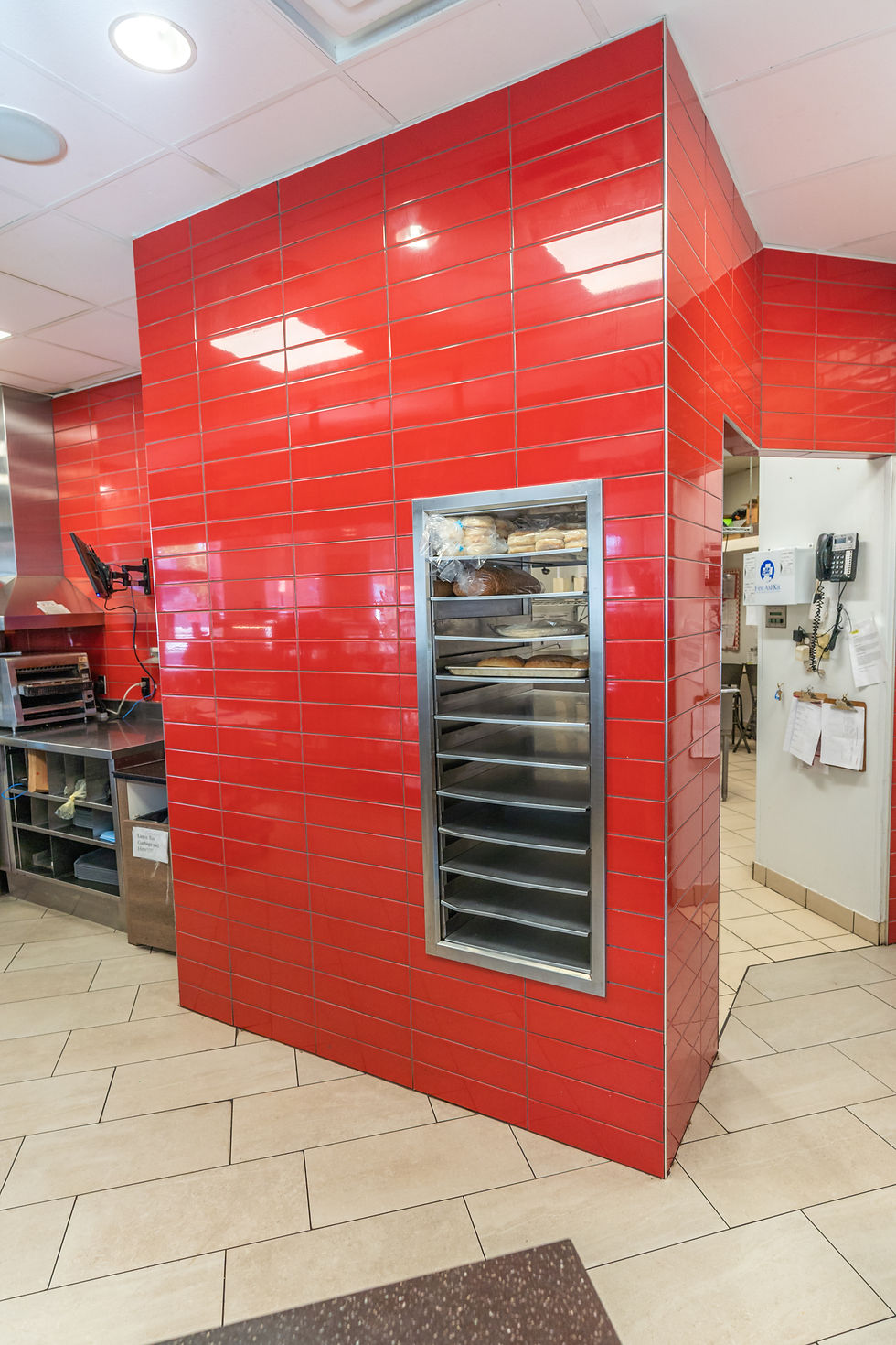 Interior wall of Tim Hortons Third Street