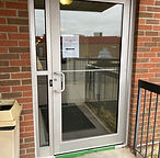 Image of a glass door