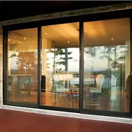 Sliding windows with a glass frame