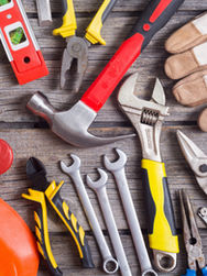 Various construction tools