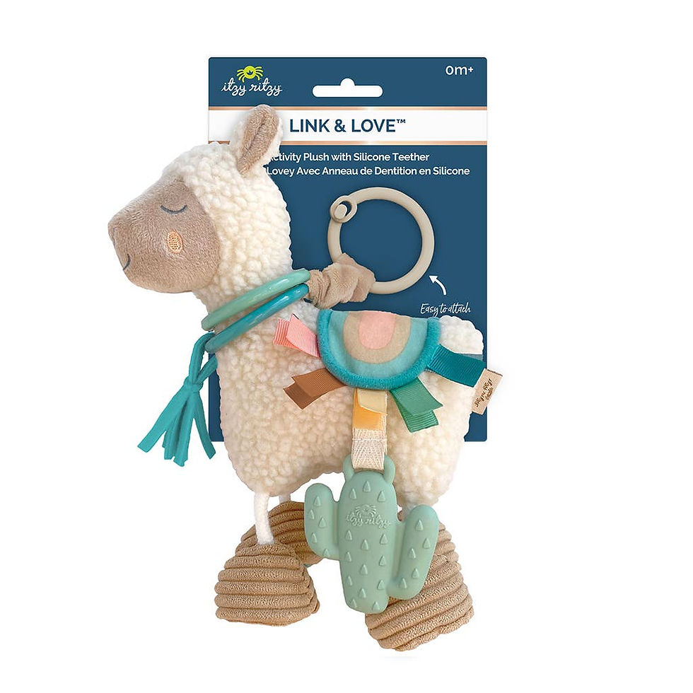 Thumbnail: Link & Love™ Activity Plush with Teether - Llama