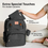 Thumbnail: Rove Diaper Backpack - Charcoal
